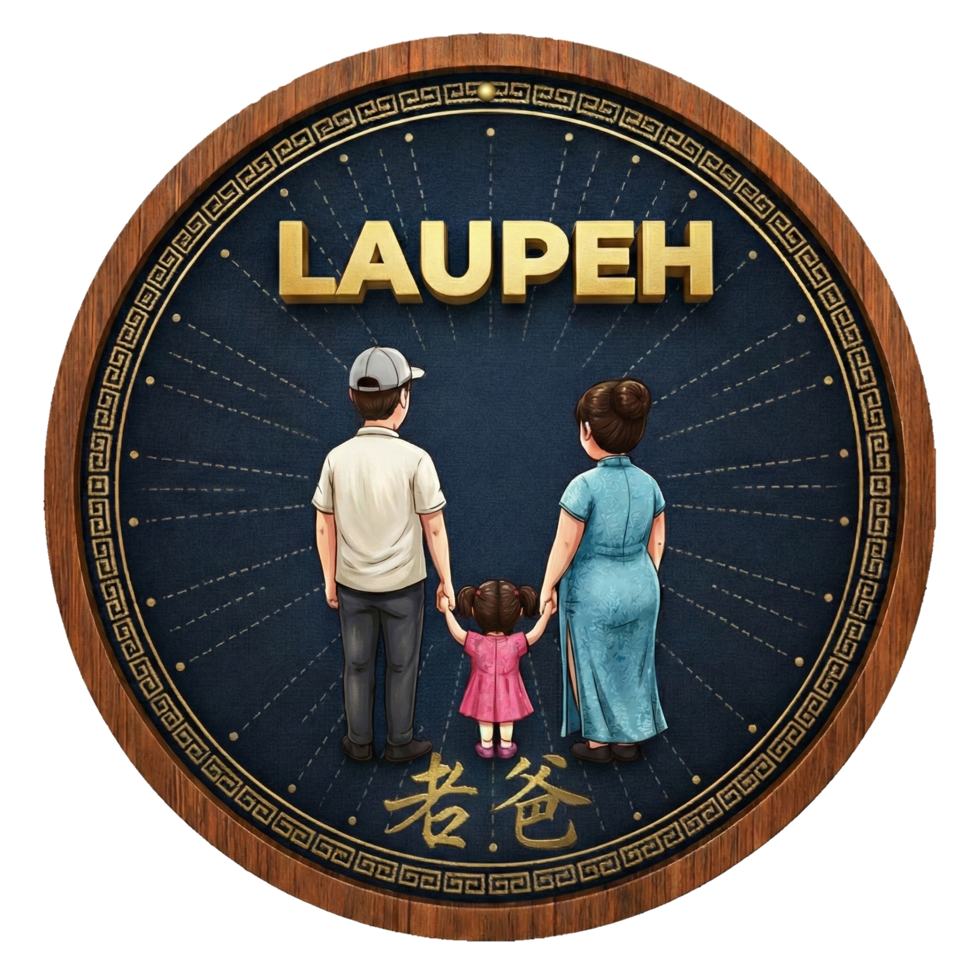Laupeh Logo (Father and Daughter Vlogging)